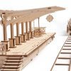 UGears Railway Platform Wooden 3D Model 2628