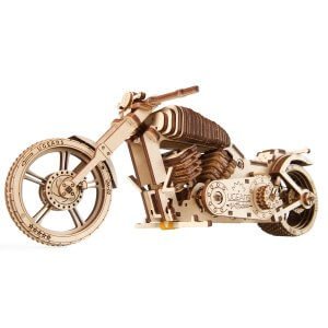 UGears Mechanical Wooden Model 3D Puzzle Kit Bike VM-02