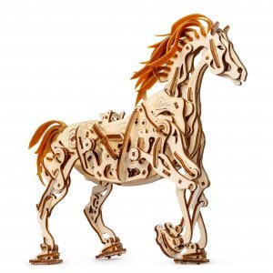 UGears Mechanical Wooden Model 3D Puzzle Kit Horse Mechanoid